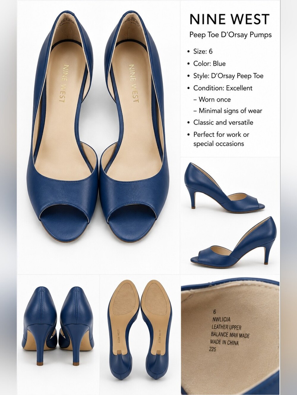 Women's Nine West Heels Size 6